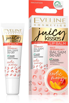 Бальзам для губ Eveline Cosmetics Juicy Kisses Lip Balm мульти-регенеруючий Exotic Mango 12 мл (5903416007418) - зображення 1