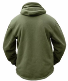 Флісова куртка з капюшоном на замку зелена 3XL - зображення 3