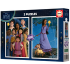 Puzzle Educa Disney Wish 2 x 100 elementów (8412668197428) - obraz 3
