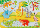 Puzzle Goki African baby animals 7 elementów (4013594573979) - obraz 1