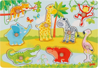 Puzzle Goki African baby animals 7 elementów (4013594573979) - obraz 1