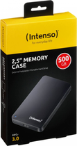 Dysk twardy Intenso 2.5 500GB Memory Case USB 3.0 Czarny (6021530) - obraz 4