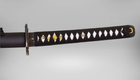 Самурайский меч Катана DARK RIKUGUN KATANA на Подставке - изображение 6