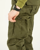 Штани чоловічі повсякденні хаки з кишенями та утяжками під коліном 52 - зображення 6