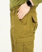 Чоловічі штани з утяжками під коліном, колір койот 54 - зображення 6
