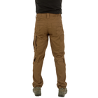 Брюки мужские с карманами и утяжками под коленом, демисезонные, цвет койот, 58 - изображение 2