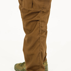 Брюки мужские с карманами и утяжками под коленом, демисезонные, цвет койот, 56 - изображение 5