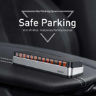 Karta parkingowa Baseus Moonlight Box Series Temporary Parking Number Plate Grey (ACNUM-B0G) - obraz 9