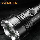 Latarka ręczna akumulatorowa SuperFire R3-P90 2000 Lumen IP64 (6956362941366) - obraz 4