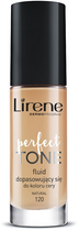 Fluid Lirene Perfect Tone dopasowujący się do koloru cery 120 Natural 30 ml (5900717621114) - obraz 1