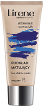 Podkład do twarzy Lirene Nature Matte matujący 15 Opalony 30 ml (5900717060159) - obraz 1