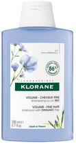 Szampon Klorane Volume Shampoo z lnem nadający objętości 200 ml (3282770147292) - obraz 1