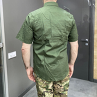 Армейская рубашка с коротким рукавом Yakeda Олива M - изображение 3