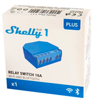 Розумний перемикач Shelly "Plus 1" Wi-Fi одноканальний 16 А (3800235265000) - зображення 3