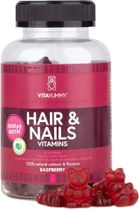 Вітаміни VitaYummy Hair & Nails Малина 60 шт (5713918000707) - зображення 1