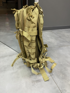 Военный рюкзак 45 л. Койот, Yakeda, тактический рюкзак для военных, армейский рюкзак для солдат - изображение 2