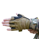 Перчатки тактические беспалые Mechanix MXK-2 Койот - изображение 6
