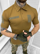 Тактическая футболка polo Койот M - изображение 1