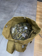 Баул тактичний,YAKEDA, колір койот, 45x26x20cm армійський речмішок, тактична сумка для військових - зображення 2