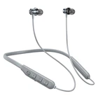 Наушники Bluetooth Hoco ES64 бездротові вакуумні із мікрофоном для бігу та спорту Сірий