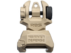 Целик складной FAB Defense RBS на Picatinny. Desert tan - изображение 1