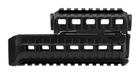 Цевье DLG Tactical для АК-47/74 с 2-мя планками Picatinny + слоты M-LOK (полимер) черное - изображение 5