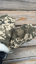 Теплые камуфляжные рукавицы ЛегІт 01 - зображення 3