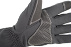 Тактичні теплі рукавички softshell 9100_L_Black - зображення 8