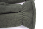 Перчатки мужские тёплые спортивные тактические флисовые на меху зелёные 9093_12,5_Olive - изображение 7