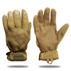 Перчатки тактические с пальцами Mechanix wear 9025_M_Beige - изображение 1