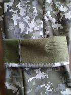 Штани чоловічі утеплені на флісі, тканина софтшелл піксель, подвійні коліна, 56 - зображення 8