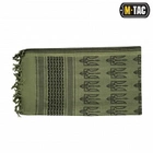 Тактическая арафатка всу шарф шемаг хлопковый с тризубом M-Tac, мужской платок на шею куфия, цвет олива, 40905001 - изображение 2