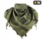 Тактична арафатка зсу шарф шемаг бавовняний із тризубом M-Tac, чоловіча хустка на шию куфія, колір Олива, 40905001 - зображення 4