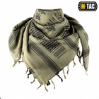 Тактическая арафатка всу шарф шемаг хлопковый с тризубом M-Tac, мужской платок на шею куфия, цвет олива Foliage Green/Black, 40905007 - изображение 4
