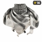 Арабский шарф платок арафатка зсу, тактический мужской Шемаг куфия для защиты лица M-Tac White/Black, 40902036 - изображение 1