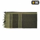 Тактический шарф Шемаг плотный M-Tac цвет Олива Foliage Green/Black, куфия Арафатка всу хлопок, 40908007 - изображение 2