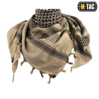 Шарф шемаг арафатка бавовна чоловіча, тактична арабська шийна хустка куфія М-Тас Coyote/Black, 40902005 - зображення 4