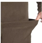 Термобелье мужское Mil-Tec Флисовое утепленное XL Олива M-T 100% полиэстер комплект брюки кофта с длинными рукавами защита от холода повседневный - изображение 3