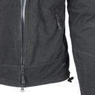 Куртка чоловіча Helikon-Tex Флісова демісезонна повсякденна M-T з 100% поліестеру сітчастою підкладкою стійка - комір еластичні манжети нагрудний кишеню з люверсом L Сірий - зображення 6
