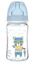 Butelka Canpol Babies EasyStart szeroka antykolkowa niebieska 240 ml (5901691844377) - obraz 1