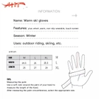 Зимние тактические перчатки водонепроницаемые для сенсорного экрана Хаки - изображение 6