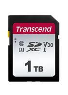 Карта памяти sdxc, 1Tb, Transcend 300s, Сlass10 uhs-i u3 v30, до 100/85 МБ/с (ts1tsdc300s)