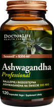 Харчова добавка Doctor Life Ashwagandha KSM-66+ Екстракт кореня Сенсоріл 550 мг 120 капсул (5906874819265) - зображення 1