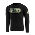 M-Tac футболка Logo довгий рукав Black 3XL - зображення 1