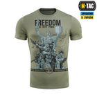 M-Tac футболка Freedom Light Olive M - зображення 2