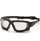 Тактические очки с уплотнителем Pyramex i-Force Slim Anti-Fog Черные защитные для стрельбы военные 0 - изображение 1