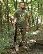 Футболка Pentagon Ageron «Spartan Warrior» Olive Green XXL - изображение 3