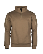 Толстовка чоловіча тактична флісова Tactical Sweat-Shirt M.Zipper Dark Coyote Sturm Mil-Tec Німеччина L 11472519 - зображення 3