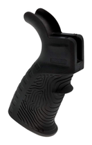 Пистолетная рукоятка DLG Tactical (DLG-123) для AR-15 (полимер) прорезиненная, черная - изображение 3