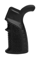 Пистолетная рукоятка DLG Tactical (DLG-123) для AR-15 (полимер) прорезиненная, черная - изображение 4